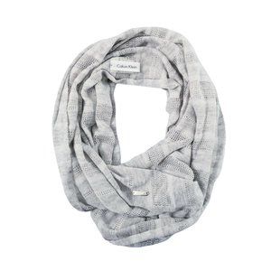 Calvin Klein Infinity Scarf Metallic Gray